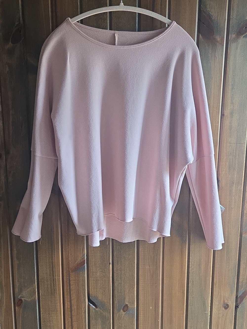 Women's Blush Pink Boatneck Sweater